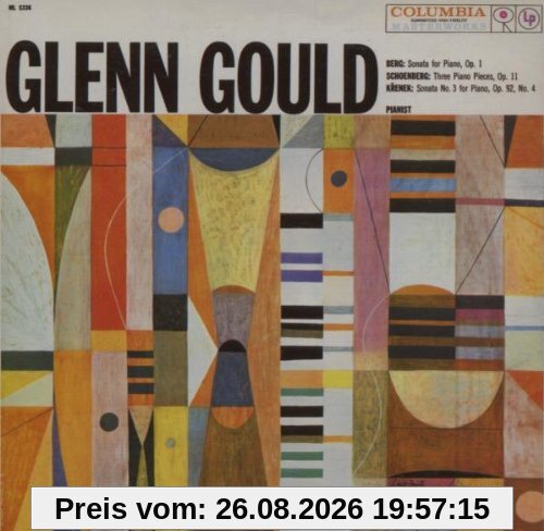 Glenn Gould Jubilee Edition: Berg Klaviersonate Nr. 1, Schönberg Drei Klavierstücke
