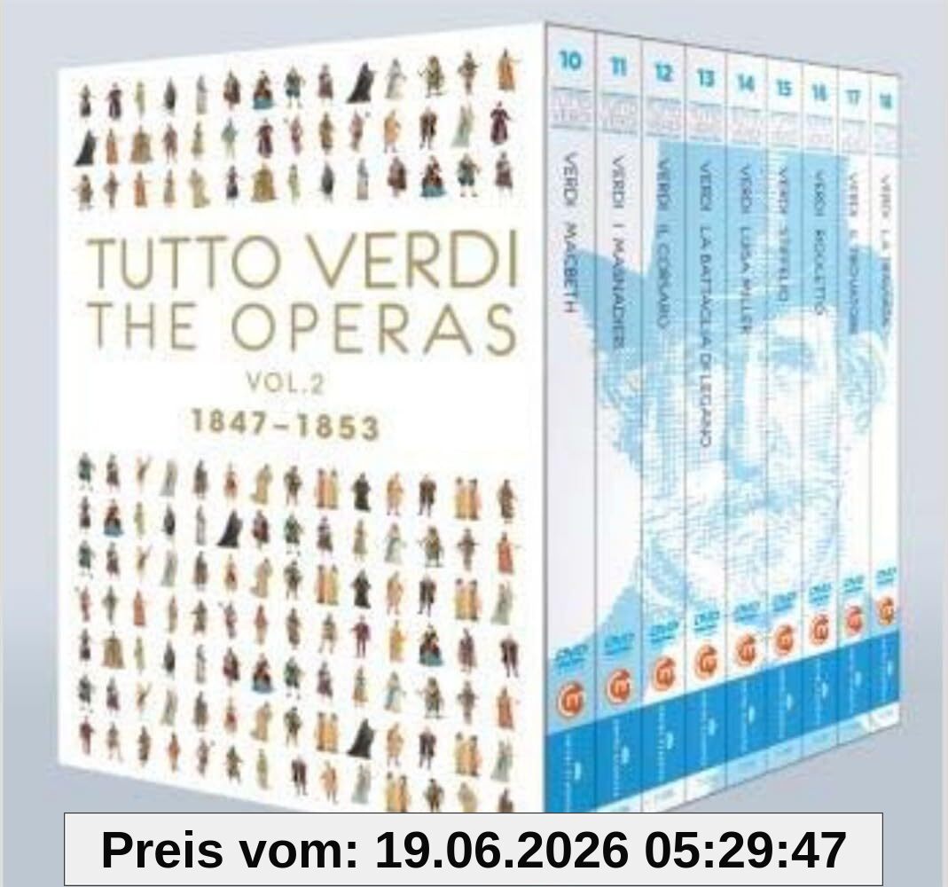 Nicola Luisotti Tutto Verdi - Epochenbox Vol. 2 (1847 - 1853) [Blu-ray]