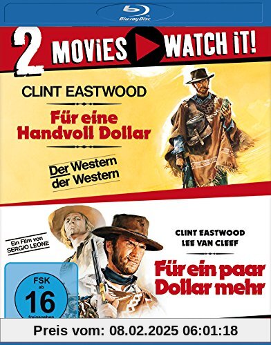 Für eine Handvoll Dollar/Für ein paar Dollar mehr [Blu-ray]