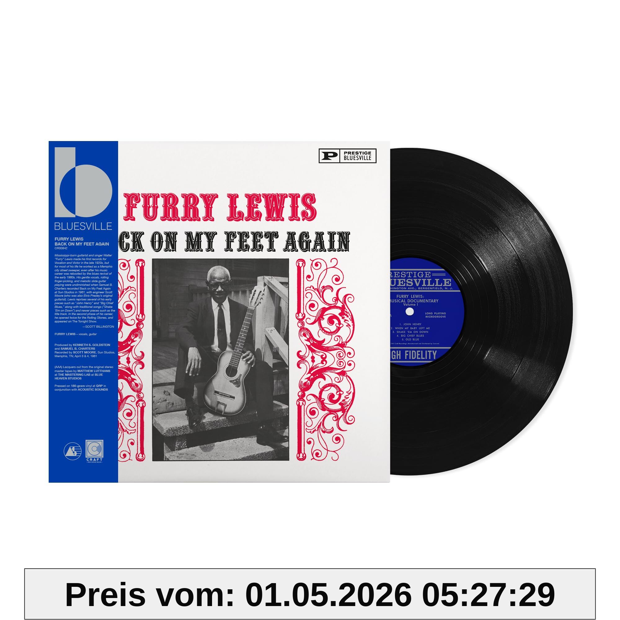 Back On My Feet Again (Bluesville Acoustic LP) [Vinyl LP]
