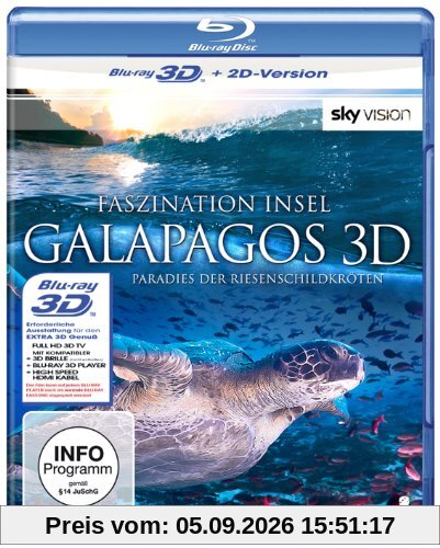 Faszination Insel - Galapagos (SKY VISION) [3D Blu-ray + 2D Version]