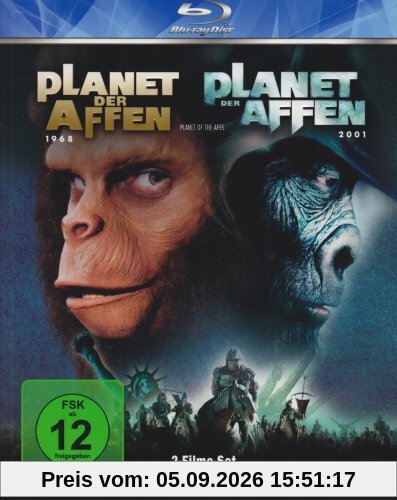 Planet der Affen - Doppelbox Original und Remake [Blu-ray]