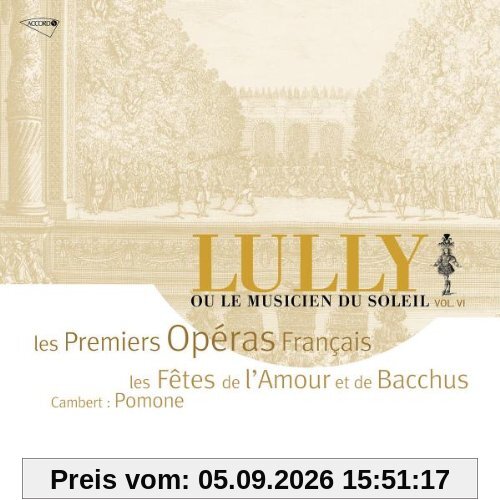 Les Fetes De L'amour Et De Bacchus