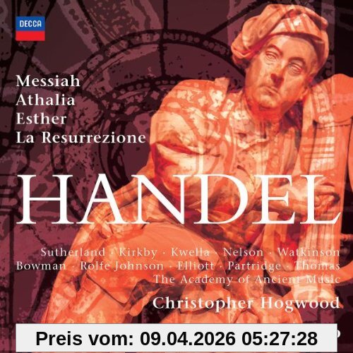 Emma Kirkby Händel - Messiah · Athalia · Esther · La Resurrezione / Aam · Hogwood