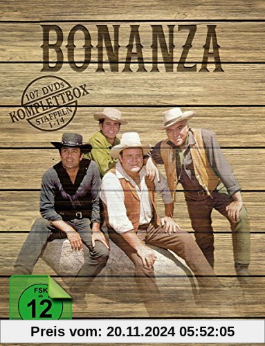 Bonanza - Komplettbox, Staffeln 1-14 (107 Discs)