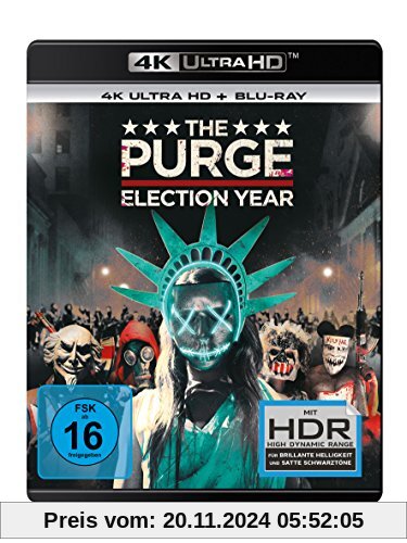 The Purge 3 - Election Year  (4K Ultra HD) (+ Blu-ray 2D)