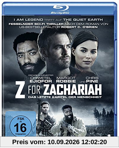 Z for Zachariah - Das letzte Kapitel der Menschheit [Blu-ray]