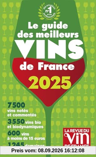 Le guide des meilleurs vins de France : 2025