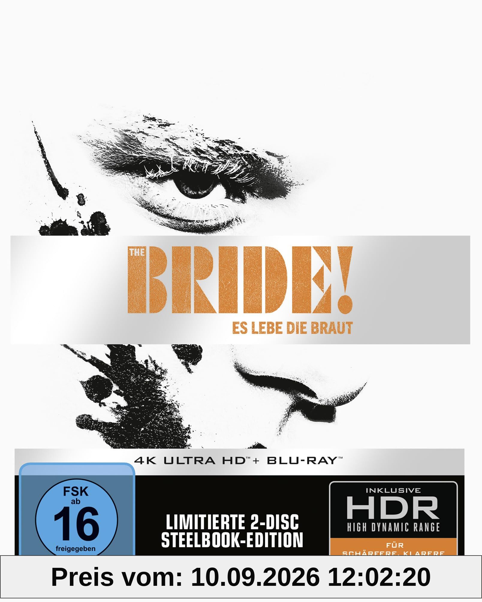 The Bride! - Es lebe die Braut (Steelbook, 4K-UHD+Blu-ray)