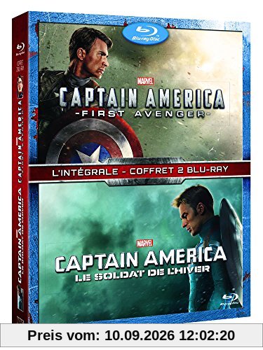 Coffret captain america : captain america; captain america, le soldat de l'hiver [Blu-ray] [FR Import]