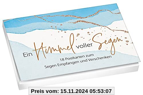 Ein Himmel voller Segen - Postkartenset: 18 Postkarten zum Segen Empfangen und Verschenken.