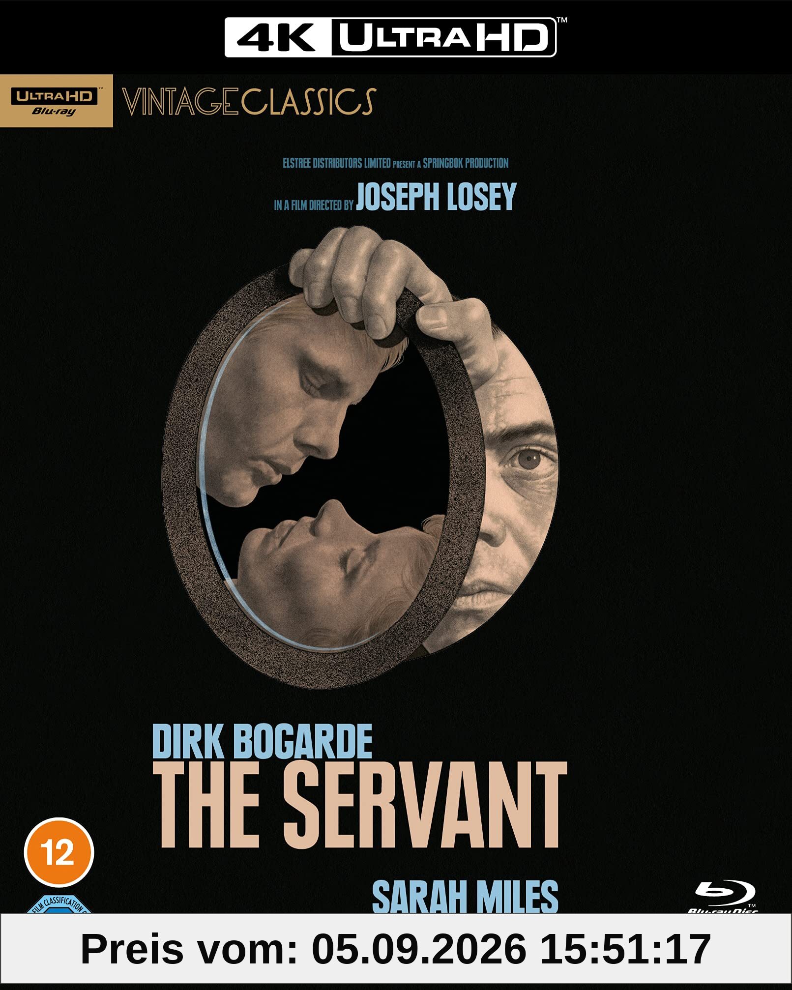 The Servant (Vintage Classics) [Blu-ray] [2021] [Region A & B & C]
