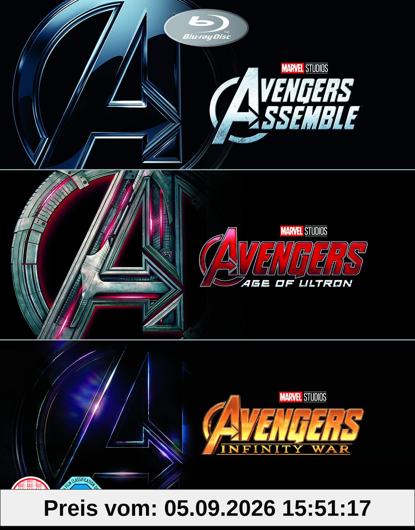 Avengers 1-3 Triplepack [Blu-ray] [UK Import]
