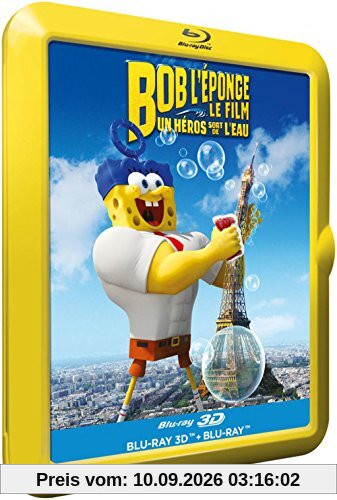 Bob l'éponge le film : Un héros sort de l'eau [ Blu-ray 3D] [Combo Blu-ray 3D + Blu-ray 2D]