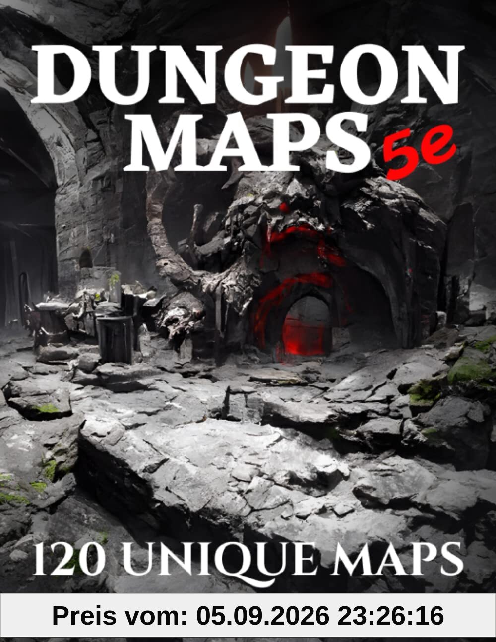 Dungeon Maps 5e: 120 Maps for Game Master to Plan & Customize Encounters | 5th Edition Tabletop Role Playing Game Blank Maps | Craft Adventures in ... Temples and other Fantasy TTRPG Locations.