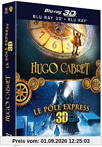 Hugo Cabret + Le Pôle Express 3D [Blu-ray 3D]