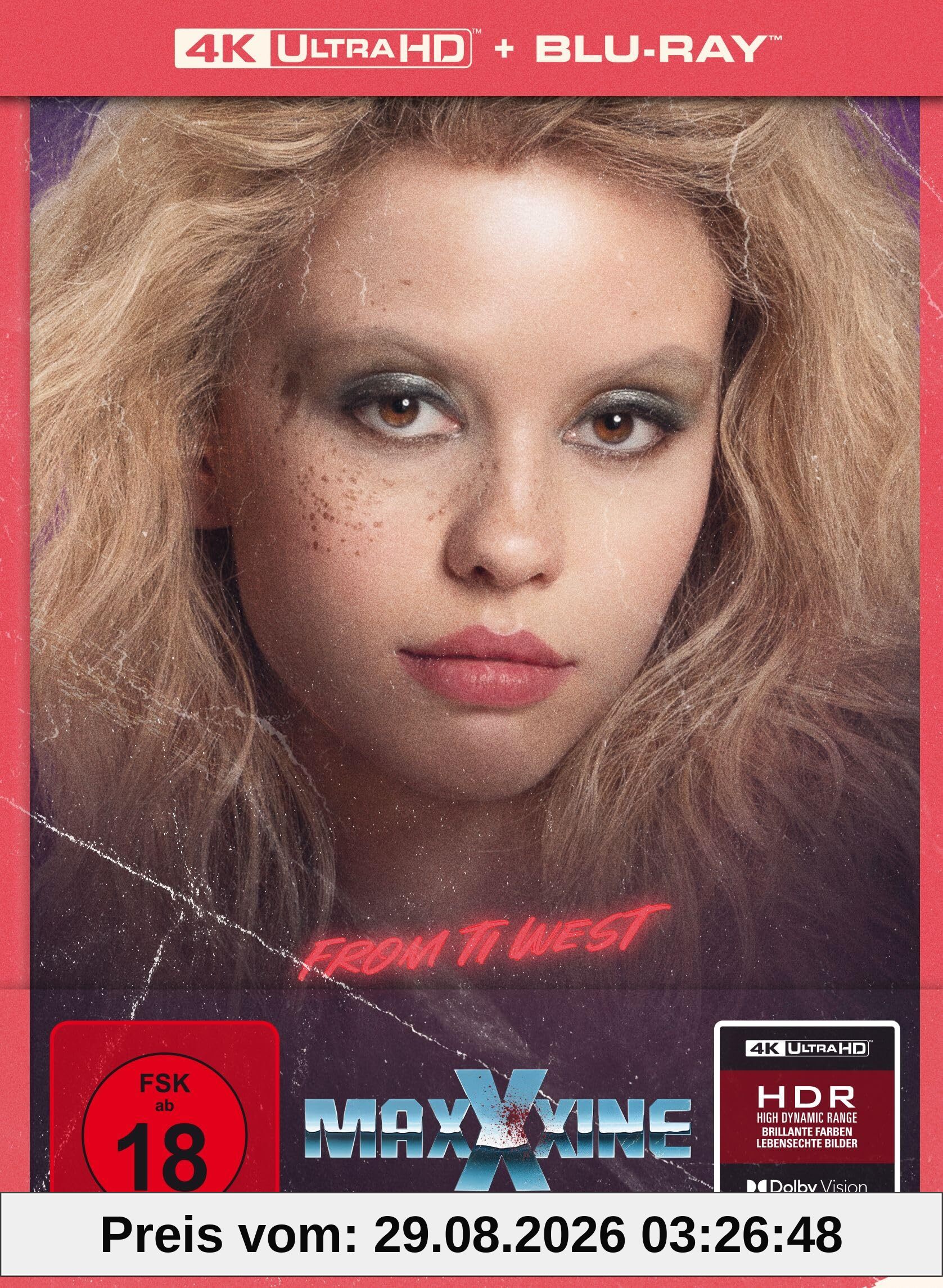 MaXXXine - Limitiertes Mediabook - Cover B (4K Ultra HD + Blu-ray)