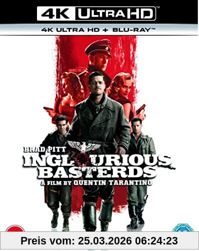 Quentin Tarantino Inglourious Basterds [4K Ultra-Hd] [2009] [Blu-ray] [Region Free]