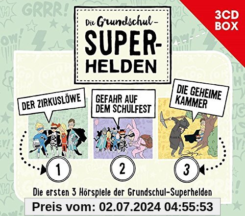 Die Grundschul-Superhelden 3CD-Box (Folge 1-3)