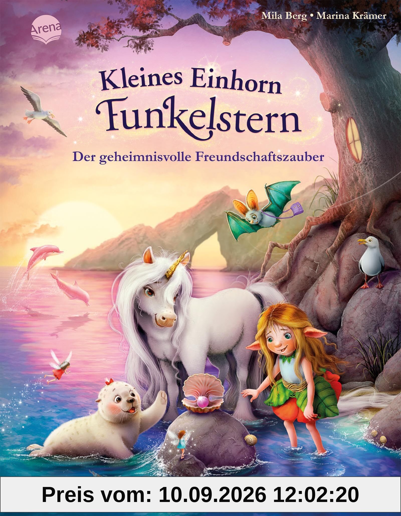Kleines Einhorn Funkelstern (5). Der geheimnisvolle Freundschaftszauber: Ein Bilderbuch zum Vorlesen für Kinder von 4 bis 6 Jahren – für alle Einhorn-Fans, mit funkelnder Folie im gesamten Buch