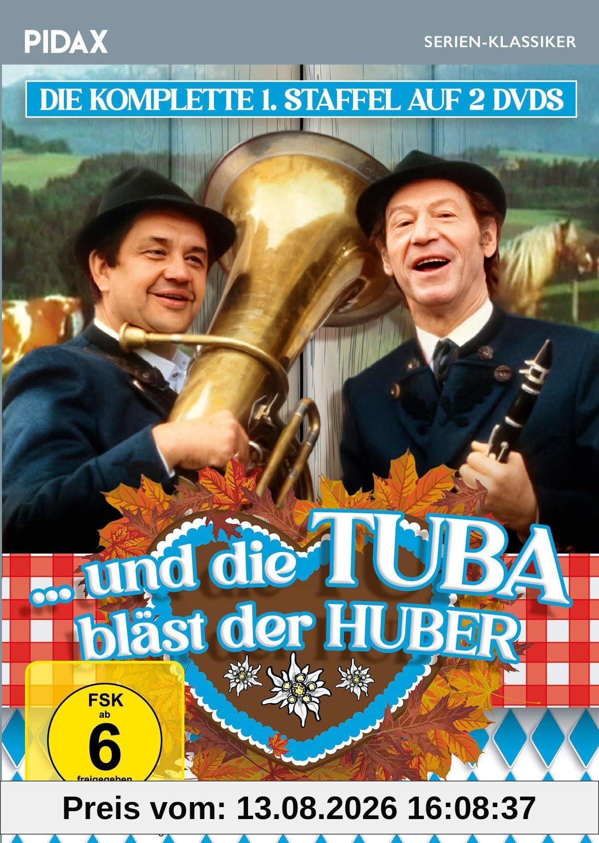 Und die Tuba bläst der Huber, Staffel 1 / Die ersten 13 Folgen der Kultserie von Georg Lohmeier („Königlich Bayerisches Amtsgericht“) (Pidax Serien-Klassiker) [2 DVDs]