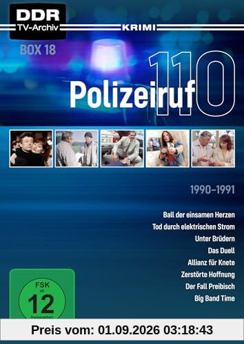 Polizeiruf 110 - Box 18 (DDR TV-Archiv) mit Sammelrücken [4 DVDs]