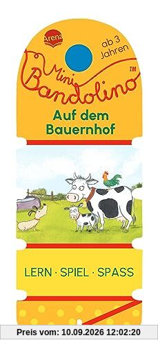 Mini Bandolino. Auf dem Bauernhof: Lernspiel mit Lösungskontrolle für Kinder ab 3 Jahren