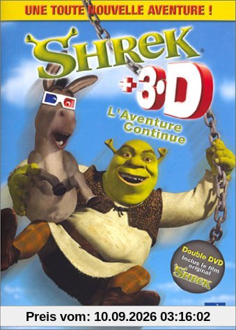 Shrek 3D, L'Aventure continue - Édition Spéciale [inclus 2 paires de lunettes] [FR Import]