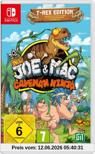 New Joe & Mac: Caveman Ninja - T-Rex Edition [Switch]