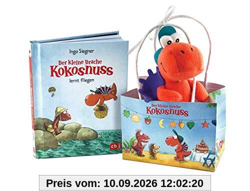 Der kleine Drache Kokosnuss - Geschenktüte: Set: Ein Buch und ein Filz-Drachen