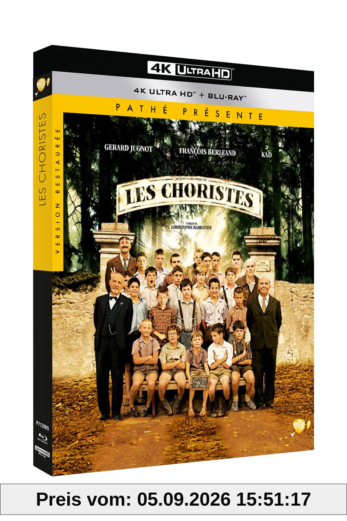 Les choristes 4k ultra hd [Blu-ray] [FR Import]