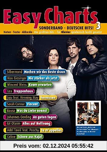 Easy Charts Sonderband: Deutsche Hits! 3: Die größten Hits spielerisch leicht gesetzt. Sonderband 4. Klavier / Keyboard.