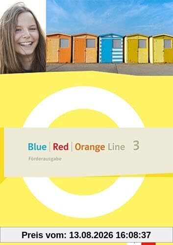 Blue Line - Red Line - Orange Line 3: Förderausgabe Klasse 7 (Red Line. Ausgabe ab 2022)