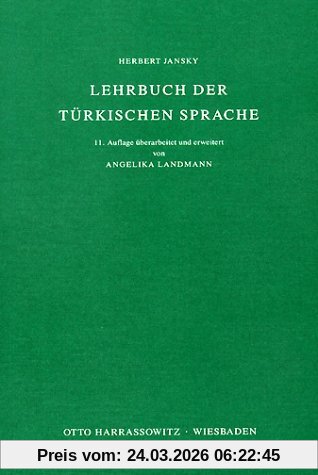 Lehrbuch der türkischen Sprache