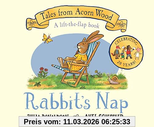 Julia Donaldson Rabbit's Nap, 20th Anniversary Edition (Tales From Acorn Wood)
