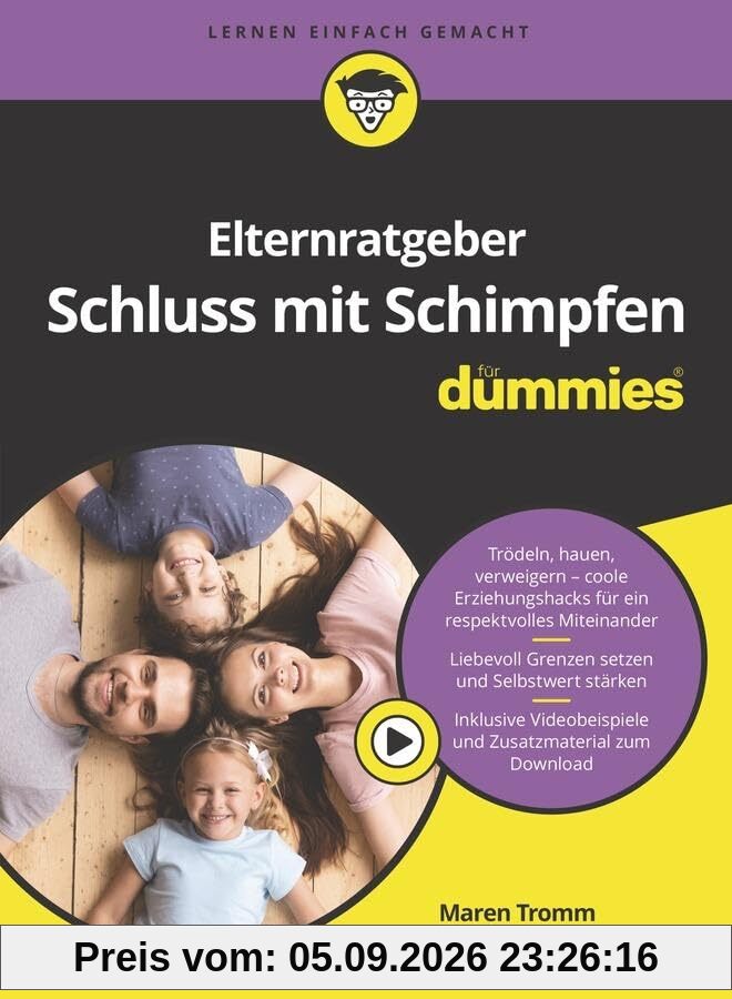Elternratgeber Schluss mit Schimpfen für Dummies