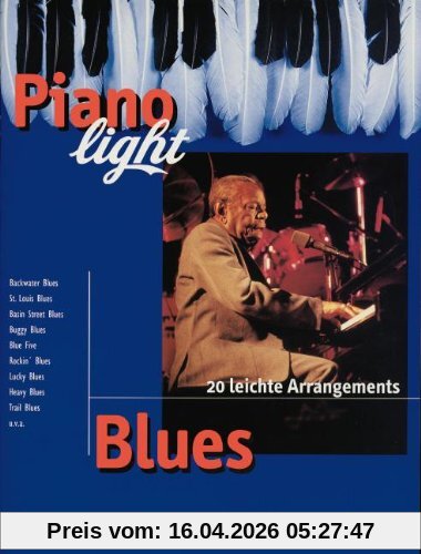 Blues: 20 leichte Arrangements. Klavier. (Piano light)