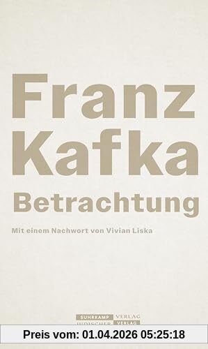 Betrachtung: Neuausgabe zum 100. Todestag | Franz Kafkas erstes Buch, das sein ganzes Werk vorwegnimmt