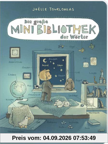 Die große Mini-Bibliothek der Wörter - Drinnen und draußen: Pappbilderbuch (Die große Mini-Bibliothek der Wörter)