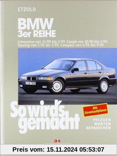 BMW 3er Reihe Limousine von 11/89 bis 3/99: , Coupé von 10/90 bis 4/99, Touring von 5/95 bis 5/99, Compact von 4/94 bis 