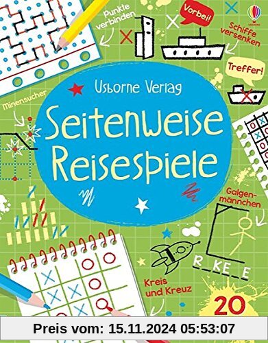 Seitenweise Reisespiele: mit heraustrennbaren Seiten