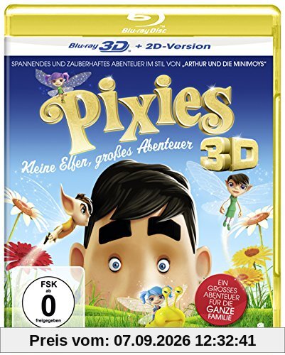 Pixies - Kleine Elfen, großes Abenteuer [3D Blu-ray + 2D Version]