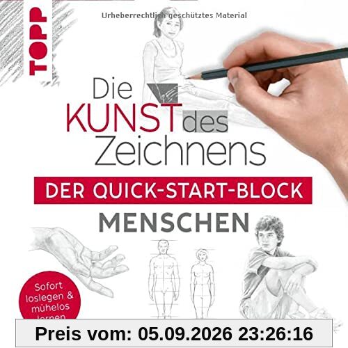 Die Kunst des Zeichnens Menschen. Der Quick-Start-Block