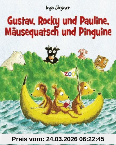 Gustav, Rocky und Pauline, Mäusequatsch und Pinguine
