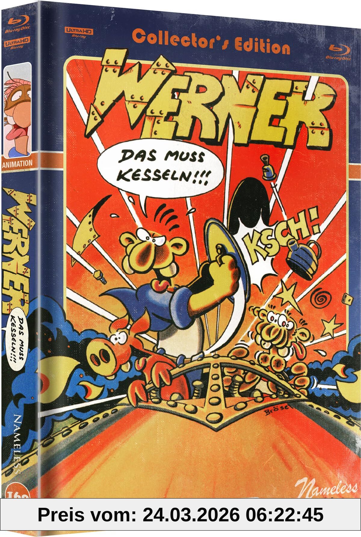 Werner 2 - Das muß kesseln - Mediabook - Limitiert auf 333 Stück - Cover C (4K Ultra HD + Blu-ray)