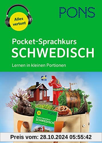 PONS Pocket-Sprachkurs Schwedisch: Lernen in kleinen Portionen – mit MP3-Download