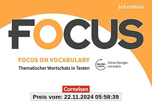 Focus on Vocabulary - Ausgabe 2019 (3rd Edition): B1/B2 - Gymnasiale Oberstufe und berufsbildende Schulen: Vokabeltasche