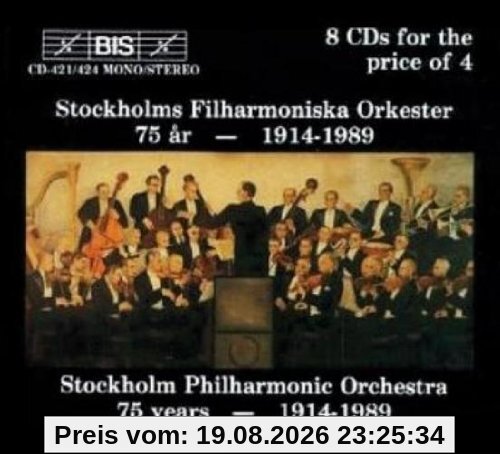 unbekannt Stockholm Philharmonic Orchestra, 75 Years - 1914-1989
