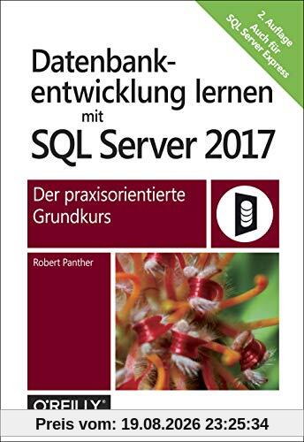 Robert Panther Datenbankentwicklung Lernen Mit Sql Server 2017, Der Praxisorientierte Grundkurs