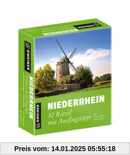 Niederrhein - 50 Rätsel mit Ausflugstipps (Kultur erleben im GMEINER-Verlag)